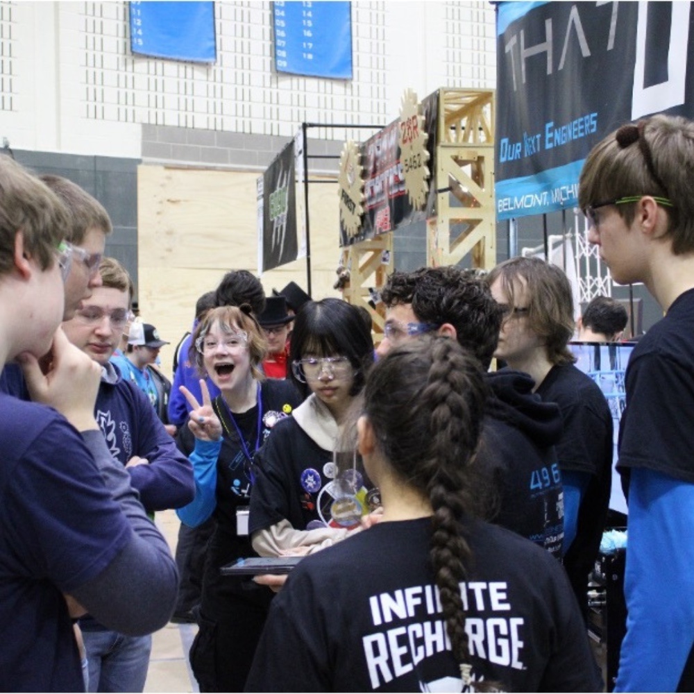GRAND VALLEY STATE UNIVERSITY HOSTED THE FIRST ROBOTICS COMPETITION
